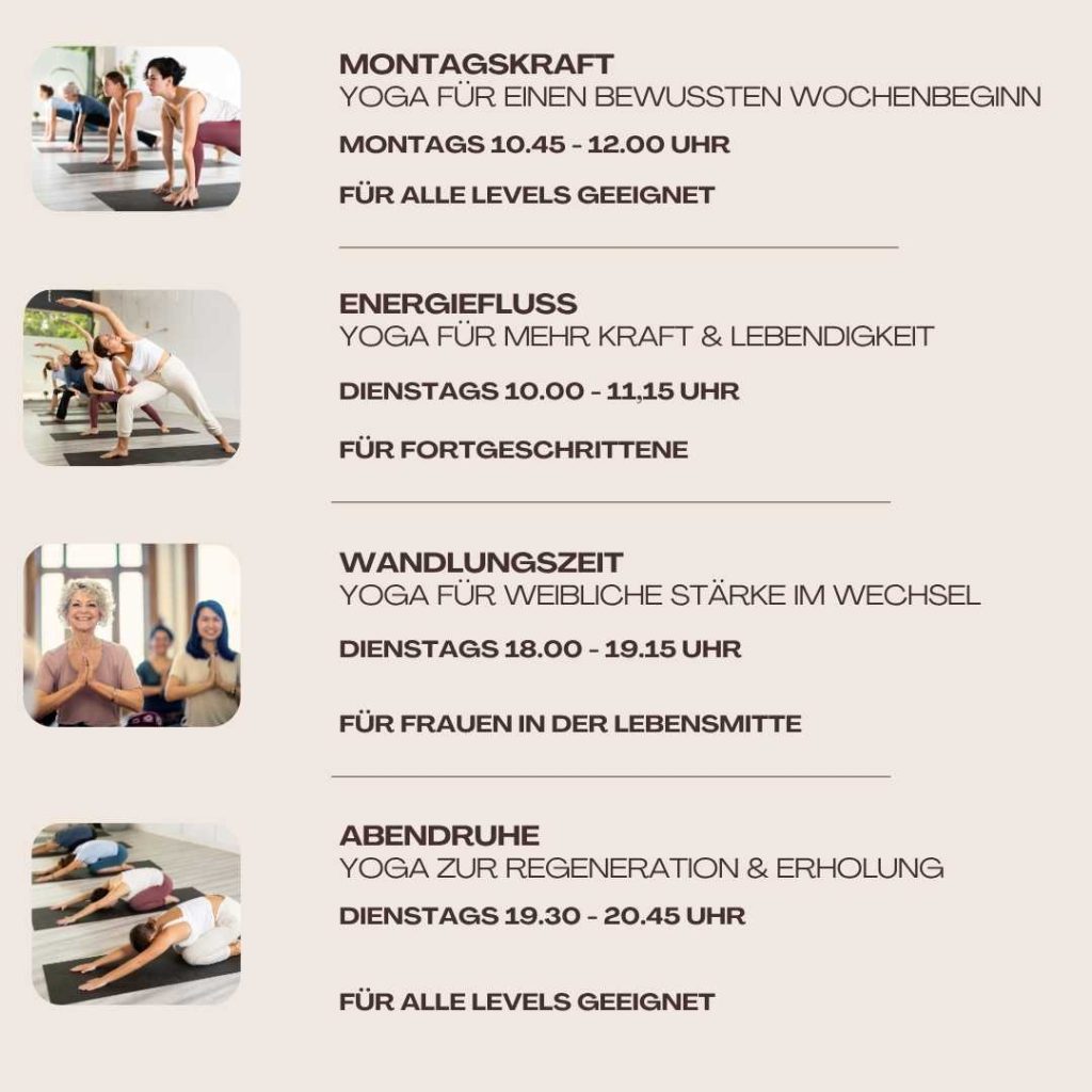 Yoga-Blockkurse ab Januar 2026